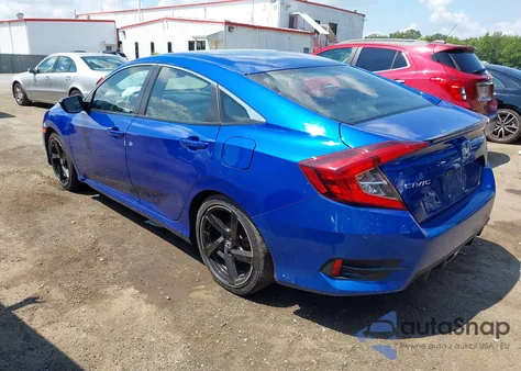 2021 Honda Civic Sport z USA, uszkodzony, nr VIN 19XFC2F84ME201648